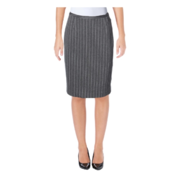 Tommy Hilfiger Gray Plaid Pencil Skirt Nearly New Condition - Picture 1 of 2